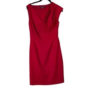 Black Halo Alexander Sangria Red Dress Size 6
